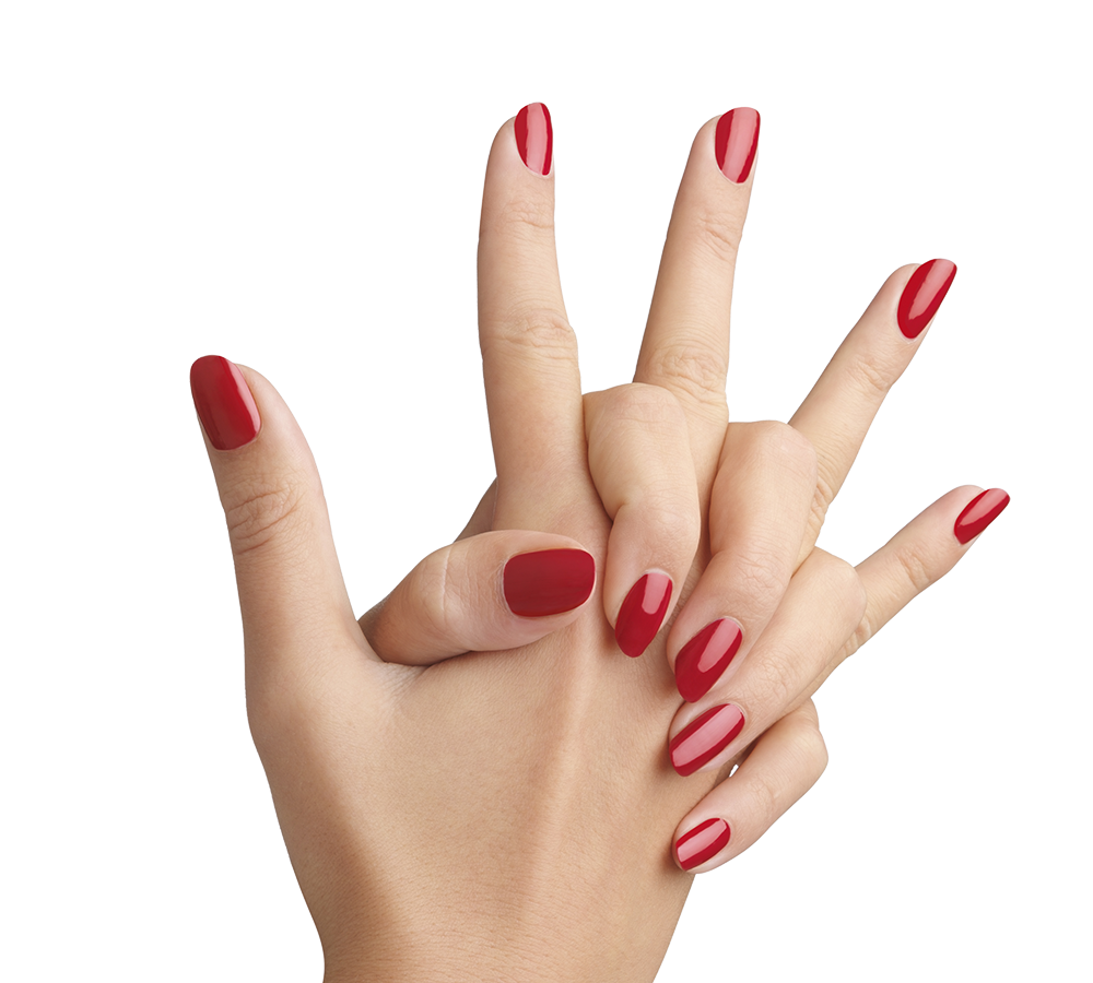 Elegant red nails